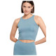 Bodytalk Γυναικεία αμάνικη μπλούζα Crop Top